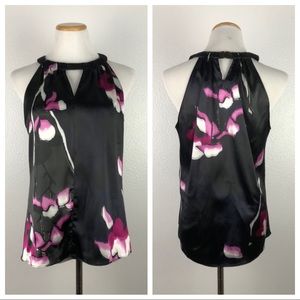 TAHARI Neck Clasp Halter Top